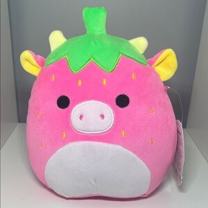 Squishmallows Cleary the Strawberry Cow 🩷🐮